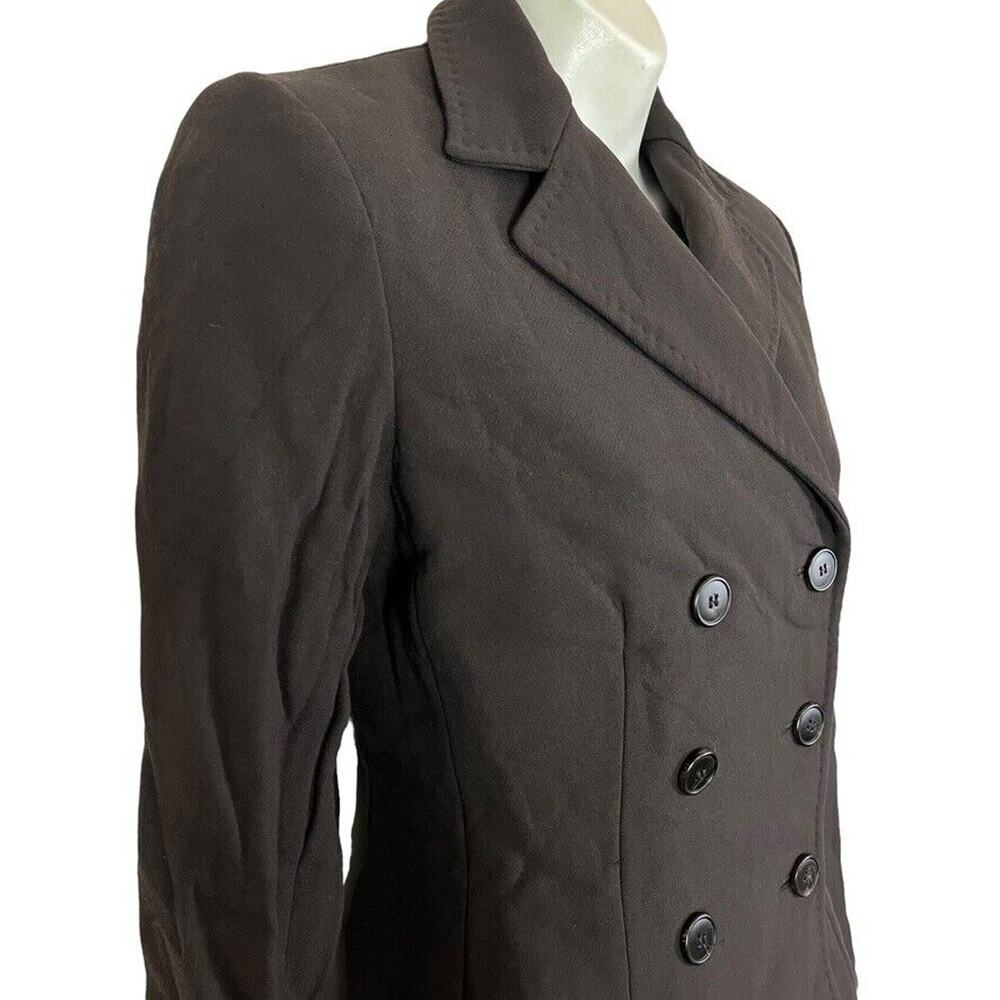 Dolce & Gabbana Womens Brown Wool Steampunk Whimsigoth Suit Jacket Blazer 40 / 4 - Picture 2 of 16